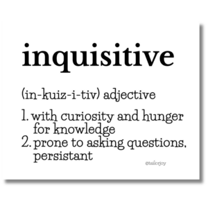 inquisitive printable art