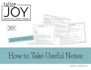 How to Take Useful Notes page 001
