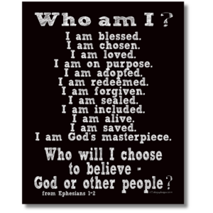 who am I printable art