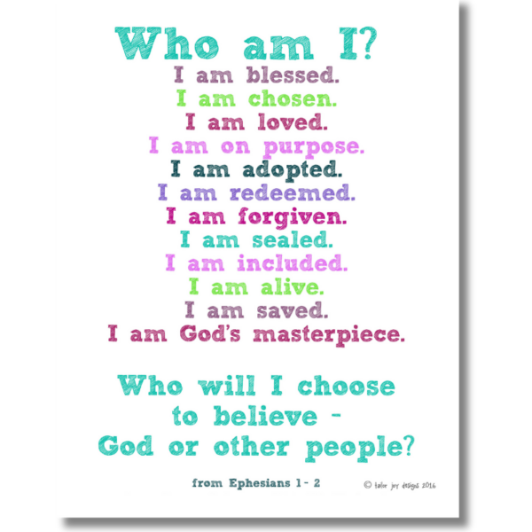 who am I version 4 printable art adoptive parents